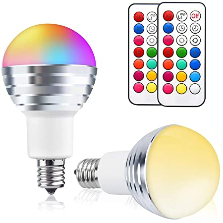 LED電球 リモコン操作 電球色 75W相当 E26口金 調光調色可能 広配光タイプ 普段照明用 装飾照明 多彩電球 記憶機能 タイミング機能 高輝度 E27口金