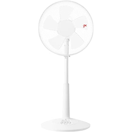 [山善] 30cmリビング扇風機 (押しボタンスイッチ)(風量3段階) タイマー付 ホワイト YLT-C30(W) [メーカー保証1年]