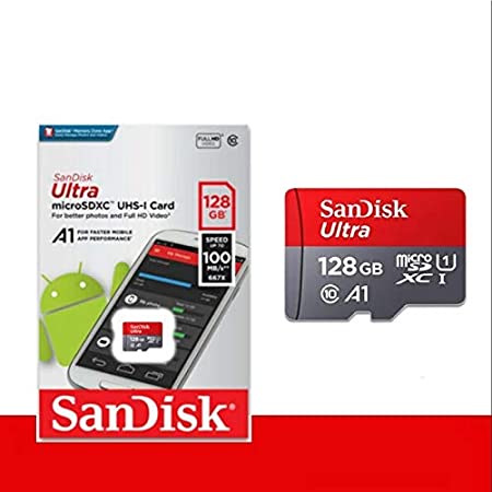 サンディスク ( SANDISK ) 128GB ULTRA microSDXCカード 最大読込 100MB/s ［ 海外パッケージ ］ SDSQUAR-128G-GN6MN