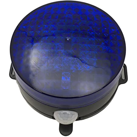 リーベックス(Revex) LED ライト 人感 センサー 人に反応してクルクル光る パトピカ 2 ブルー SLR85B