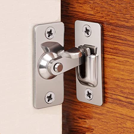 DINGCHI 90度ドア留め金ロックシフトドアロックボタンプッシュプルボタンドアラッチ特殊ドアロックボタン