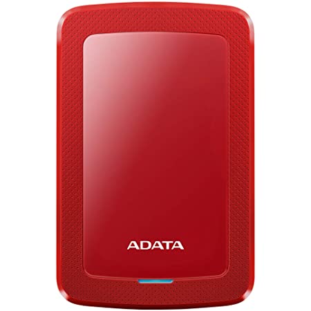 ADATA HV300 外付け ポータブル HDD 1TB AHV300-1TU31-CRD レッド