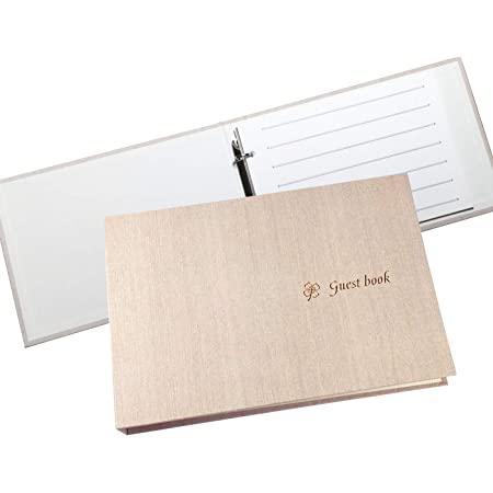 結婚式 芳名帳 ペン立てセット 白いサテンリボン製 署名ペン付 お祝い 贈り物 ウェディング用品