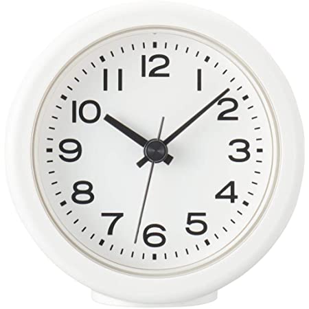 無印良品 駅の時計・アラームクロック・アイボリー 型番:MJ‐ACJS1 38673576 大