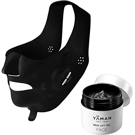 YA-MAN(ヤーマン) 美顔器 メディリフト 小顔 ブラック シリコン EMS ハンズフリー ウェアラブル EP14BB