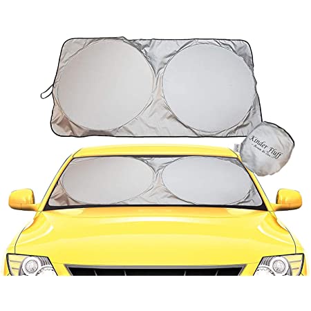 車用サンシェード 車窓日よけ カーシェード UVカット 簡単着脱 遮光 断熱 車内の目隠しにも 4枚セット 収納バッグ 取扱説明書付き