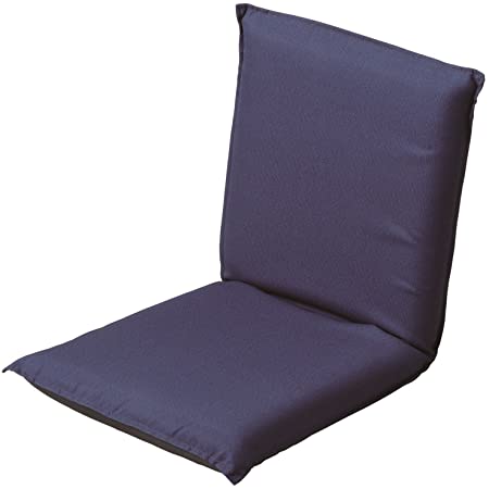 コーナンオリジナル(Kohnan Original) 座椅子 ネイビー 35.5×6.5×78cm