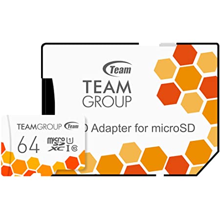 Team microSDXCカード 64GB 高速転送UHS-1 日本国内10年保証 SD変換アダプター付属 正規品