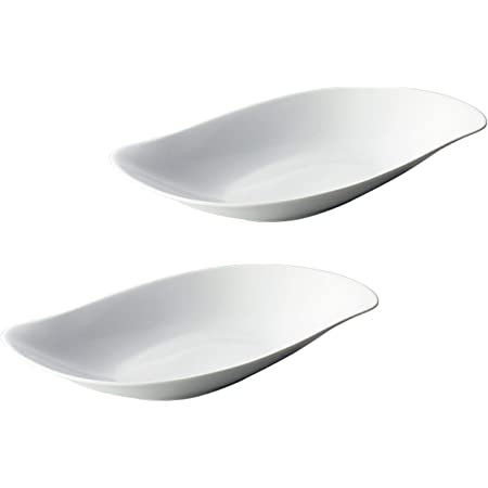 テーブルウェアイースト パスタ皿 CAFEリーフボウル 27cm カレー皿 カフェ食器 洋食器 (ホワイト)