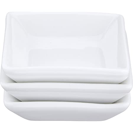 アイトー(Aito) 小皿 ホワイト 約奥7.3×幅8.0×高1.5cm 便利な箸置き小皿(5枚組)