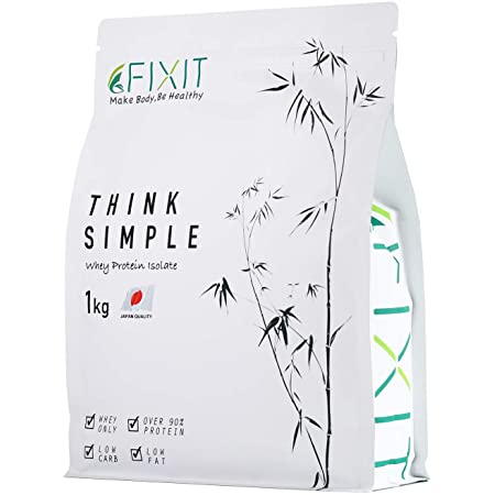 FIXIT プロテイン ホエイ プロテイン 人工甘味料不使用 THINK SIMPLE 1kg WPC (プレーン)