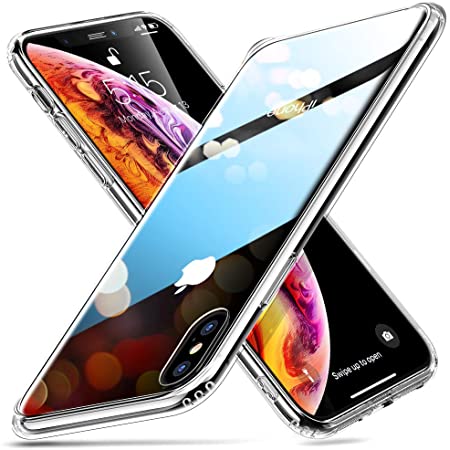 JEDirect iPhonexsmax ケース (6.5インチ専用iPhone Xs Max) 衝撃吸収 バンパーカバー 傷つけ防止 クリアバック (クリア)