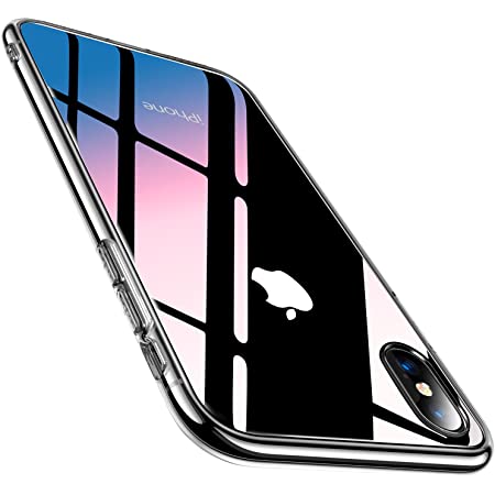 iPhone XS ケース 超薄型 memumi® アイフォンXS カバー スリム 0.3 PPハードケース Qi充電対応 指紋防止 一体感 レンズ保護 人気ケース·カバー (iPhone XS [5.8], クリアブラック)