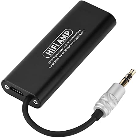 LiNKFOR ポータブルヘッドホンアンプ HIFI 16-300Ωのイヤホンに対応 充電式 iPod MP3 MP4 携帯電話 パソコンなどに対応 18ヶ月保証付き