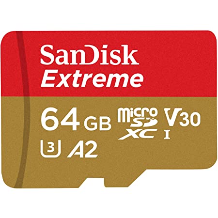 microSDXC 64GB SanDisk サンディスク Extreme UHS-1 U3 V30 4K Ultra HD A2対応 SDアダプター付 [並行輸入品]