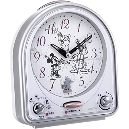 セイコークロック 置き時計 赤 本体サイズ:8.9×8.6×4.7cm 目覚まし時計 ミッキーマウス アナログ ミッキー&フレンズ FD480R
