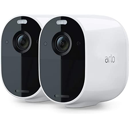 Arlo Pro 2 – 見守りカメラ2台セット 防犯 動体検知 ワイヤレス ネットワークカメラ 防水 配線工事不要 ペット 屋外 Alexa認定取得 VMS4230P-100JPS