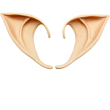 Minloor エルフ耳 (4本セット) ハロウィン エルフ耳 コスプレ パーティー 仮装 小道具 男女兼用 妖精のピクシーソフトエルフの耳