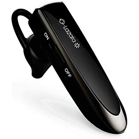 Bluetooth ワイヤレス ヘッドセット V4.1 片耳 超大容量バッテリー 36時間通話可能 マイク内蔵 ハンズフリー通話 軽量 Yuwiss 長持ちイヤホン ガラケー IOS Android Windows対応 (ブラック)