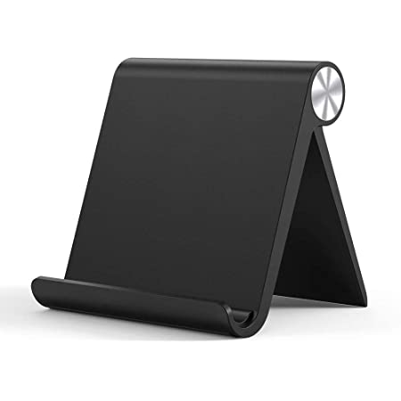 Glazata アルミ製スマホ/タブレット用スタンド 折り畳み式 270°自由調整可能 デスクトップスタンド スマホ タブレット (グレー)