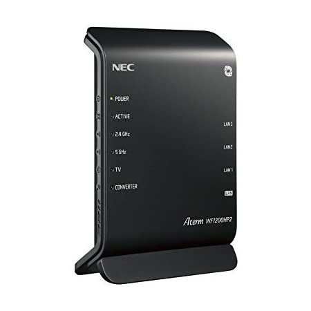 NEC Aterm 無線LAN Wi-Fiルーター/ AC1800(11ac対応) 1300+450Mbps WG1800HP4 PA-WG1800HP4