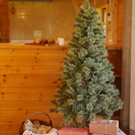 タンスのゲン クリスマスツリー 180 リアル ヌードツリー 松ぼっくり付き 180cm christmas tree おしゃれ 北欧 クリスマス 16900027 33AM(75581)