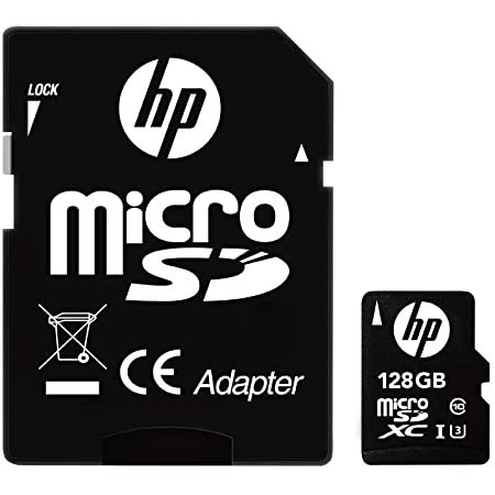 ヒューレット・パッカード 【Amazon.co.jp 限定】HP microSDXCカード 128GB UHS-I(U3) 4K Class10対応 最大読出速度100MB/s 1年間保証 HFUD128-1U3 GJP