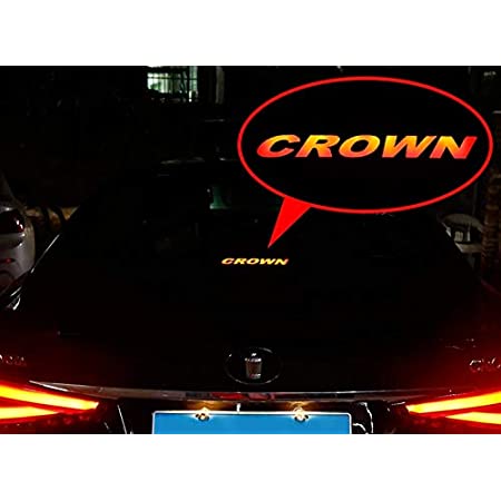 HAOHAOYUN カーテシライト LEDロゴ投影 ゴーストシャドウ クラウン アスリート カーテシランプ ドアランプ 2個セット 角度調整機能付き 車用カーテシ for Crown Athlete