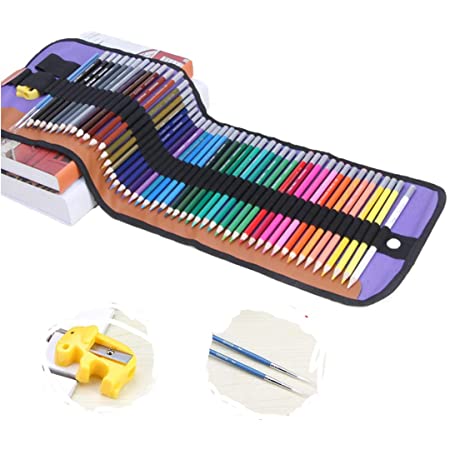 kitamurasyokai 水性色鉛筆 48色 収納ケース 鉛筆削り付き携帯に便利なケース付