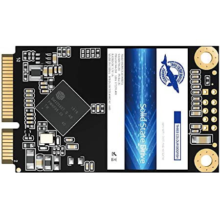 SSD mSATA 32GB Dogfish 内蔵型 Solid State Drive 3年保証 PC/ノート/パソコン/適用 ソリッドステートドライブ (32Gb, Msata)