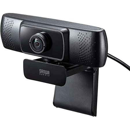 サンワサプライ 会議用ワイドレンズWEBカメラ USB接続 150°超広角 マイク内蔵 Skype対応 ブラック CMS-V43BK