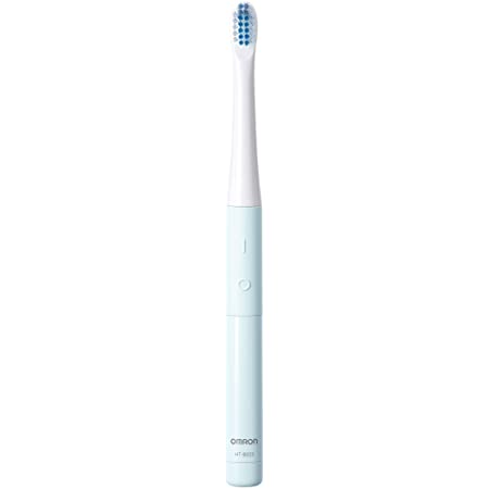 オムロン 電動歯ブラシ 音波式 乾電池式 ブルー HT-B224-B