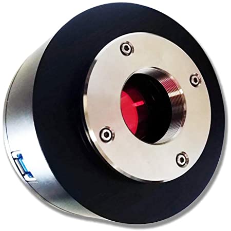 Akozon 5MP USBデジタル顕微鏡カメラ 接眼レンズ 顕微鏡 ドライバーレス 工業用アイピースカメラ 2.0インタフェース CMOSイメージセンサ 0.5X CCDアダプタ