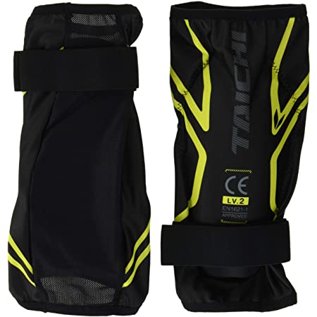 RSタイチ(アールエスタイチ) ステルス CE ニーガード【LV2】(ペア) BLACK/YELLOW (L) TRV080