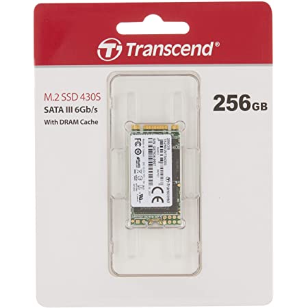 Transcend SSD M.2 2242 256GB SATA III 6Gb/s 3D TLC NAND DDR3 DRAMキャッシュ搭載 5年保証 TS256GMTS430S