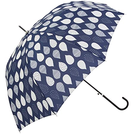 傘 レディース 晴雨兼用16本骨ジャンプ傘 ＵＶカット97%以上 日傘・雨傘 【LIEBEN-0490】 ドットネイビー