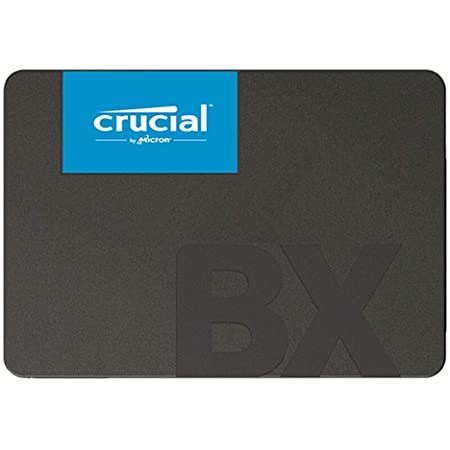 Crucial クルーシャル SSD 480GB BX500 SATA3 内蔵2.5インチ 7mm CT480BX500SSD1 + 2.5インチ to 3.5インチ変換マウント付き [並行輸入品]