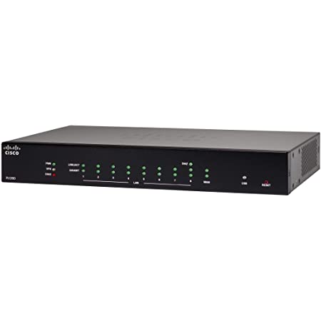 CISCO RV160 VPNルーター1 x RJ-45 SFPギガビットイーサネットコンビネーションポートWANポート4 x RJ-45ギガビットイーサネットポートLANポートモデルRV160-K9-NA