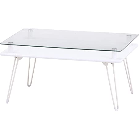アイリスプラザ ローテーブル サイドテーブル 収納 小さめ ナチュラル 幅60cm BTL-6040