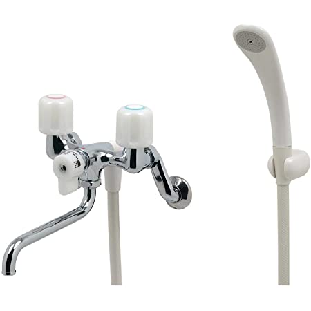 Ochun シャワー用水栓 蛇口 混合水栓 単水栓 冷&熱水混合 お風呂/シャワー適用 壁掛け式