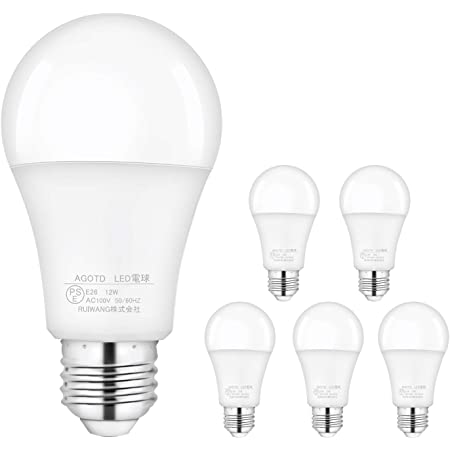 ロハス LED電球 E26口金 100W形相当 昼光色 15W 高輝度 1600lm 一般電球形 全方向タイプ 密閉形器具対応 6個入