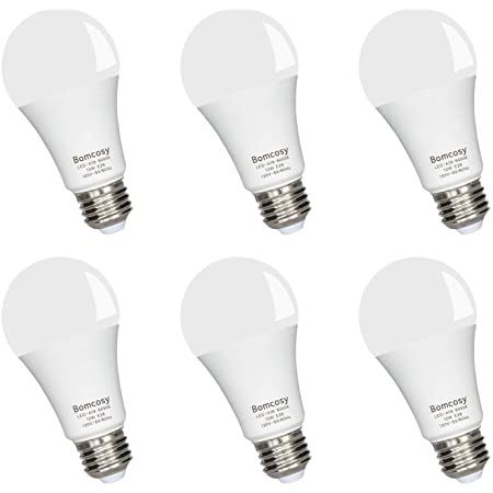 Bomcosy LED電球 E26口金 電球色相当(12W) 3000K 100W形相当 1100lm 省エネ90％ 広配光タイプ 6個パック2年間の保証があり