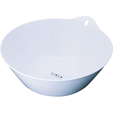 マーナ(MARNA) マグネット湯おけ ホワイト 洗面器 約径22×7.6cm きれいに暮らす。W621W