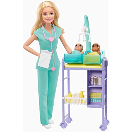 バービー(Barbie) アイスクリームショップ 【着せ替え人形】【ドール、アクセサリーセット】【3歳~】 GBK87