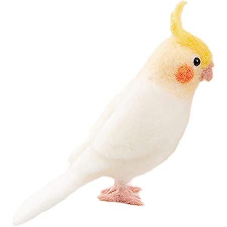 ハマナカ 羊毛フェルトキット アクレーヌでつくる かわいい 小鳥 セキセイインコパステルカラー H441-525 ブルー
