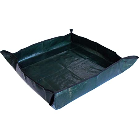 角利 ガーデニングプロ ガーデニングトレイ 園芸シート 植え替え 肥料まぜ 周囲を汚さない 水洗い可能 コンパクトに収納