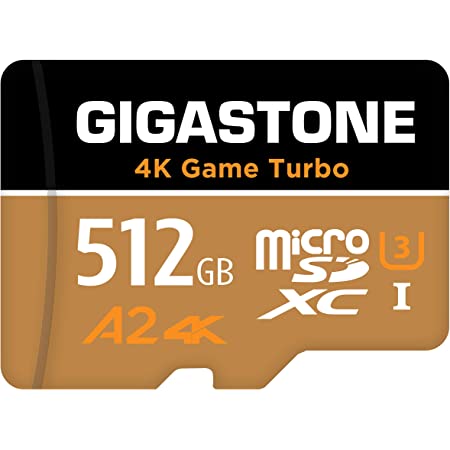 Gigastone microSD 256GB, Nintendo Switch SDカード動作確認済, 100MB/S 高速まいくろsdカード 256GB, Full HD & 4K UHD動画, UHS-I A1 U3 V30 C10 マイクロsdカード 国内正規品
