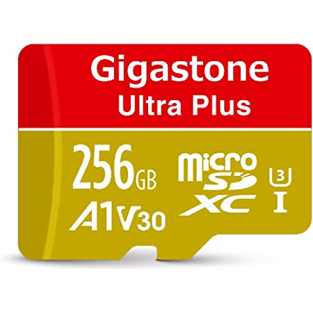 【5年保証 】Gigastone Micro SD Card 256GB マイクロSDカード A1 V30 Ultra HD 4K ビデオ録画 高速4Kゲーム Nintendo Switch 動作確認済 100MB/s マイクロ SDXC UHS-I U3 C10 Class 10 micro sd カード SD変換アダプタ付