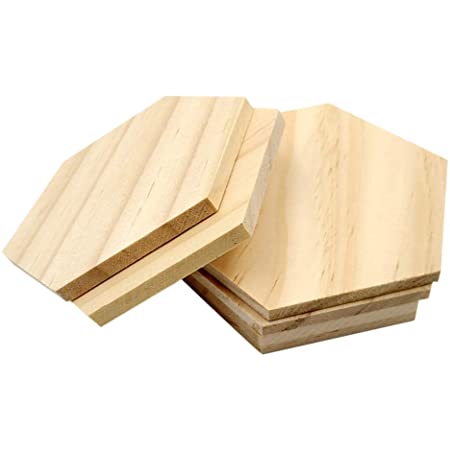 木製スライス 天然木 木片 DIYの工芸品のためのディスクをスライス 50個入り