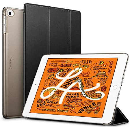 ProCase iPad Mini 5 7.9″ (2019)ケース スマート 超スリム スタンド フォリオ保護ケース 半透明フロスト バックカバー 対応端末：Apple iPad Mini 第5世代 7.9″ 2019 発売 –ネービー